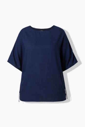 Plus size veliki brojevi Bluza polu rukava šireg kroja za punije