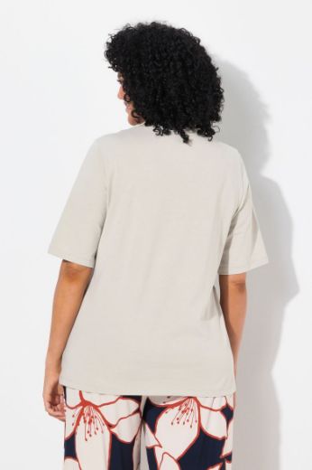 Plus size veliki brojevi Majica kratkih rukava okruglog ovratnika za punije