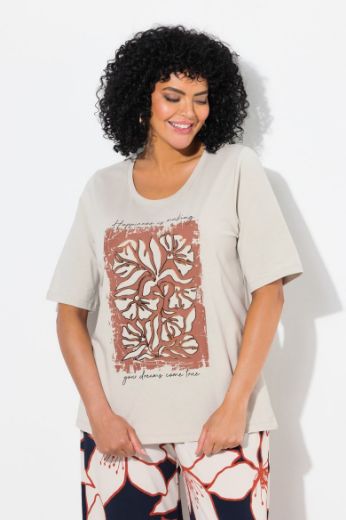 Plus size veliki brojevi Majica kratkih rukava okruglog ovratnika za punije
