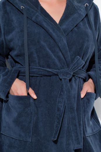 Plus size veliki brojevi Ogrtač s kapuljačom za punije