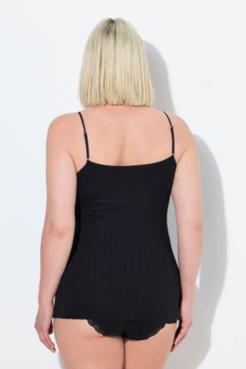 Plus size veliki brojevi Potkošulja s dodatkom ukrasne čipke za punije