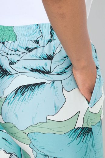 Plus size veliki brojevi Hlače širokih nogavica elastičnog struka za punije