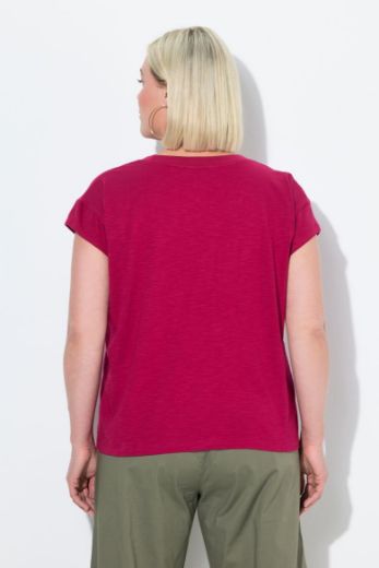 Plus size veliki brojevi Majica kratkih rukava okruglog ovratnika za punije