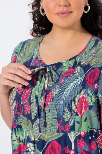 Plus size veliki brojevi Bluza kratkih rukava A kroja za punije