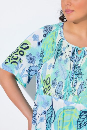 Plus size veliki brojevi Bluza kratkih rukava A kroja za punije