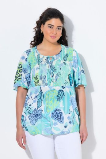 Plus size veliki brojevi Bluza kratkih rukava A kroja za punije