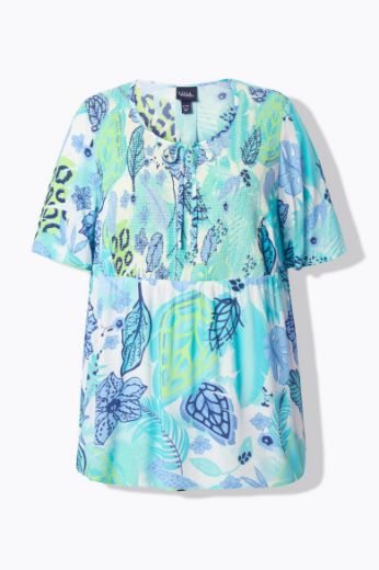 Plus size veliki brojevi Bluza kratkih rukava A kroja za punije
