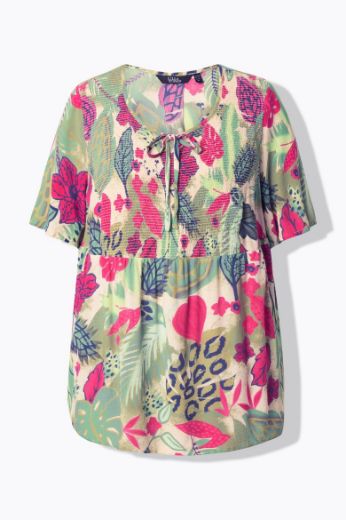 Plus size veliki brojevi Bluza kratkih rukava A kroja za punije