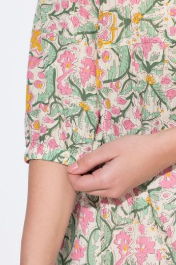 Plus size veliki brojevi Bluza 3/4 rukava A kroja za punije