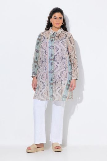 Plus size veliki brojevi Bluza dugih rukava dužeg kroja za punije