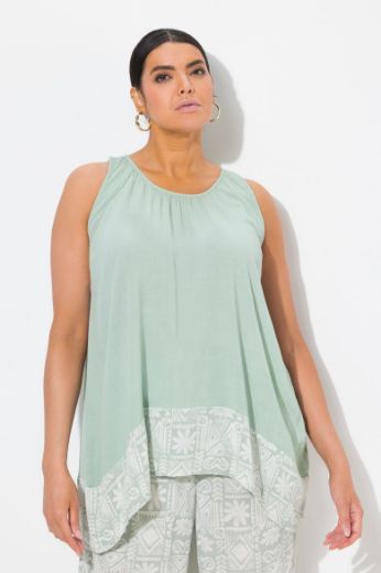 Plus size veliki brojevi Majica bez rukava A kroja za punije
