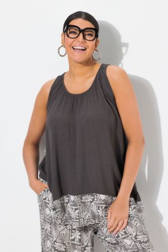 Plus size veliki brojevi Majica bez rukava A kroja za punije