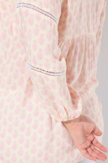 Plus size veliki brojevi Bluza 3/4 rukava V ovratnika za punije
