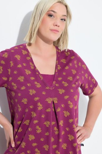 Plus size veliki brojevi Pidžama kratkih rukava i skraćenih nogavica za punije