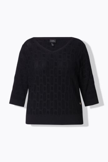 Plus size veliki brojevi Pulover 3/4 rukava V ovratnika za punije