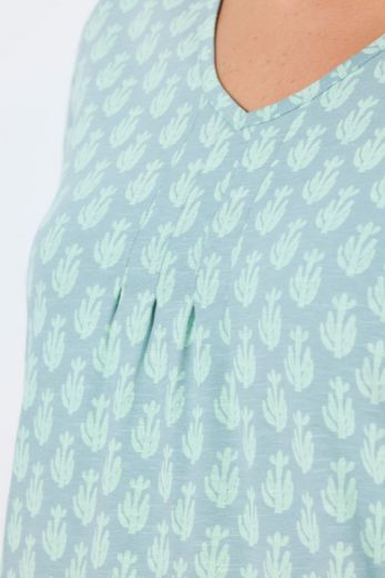 Plus size veliki brojevi Majica kratkih rukava V ovratnika za punije