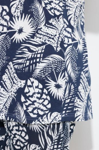 Plus size veliki brojevi Majica kratkih rukava V ovratnika za punije