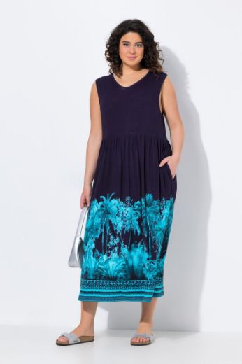 Plus size veliki brojevi Haljina maxi bez rukava za punije