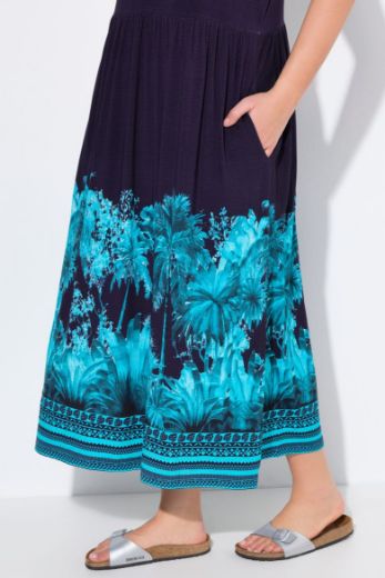 Plus size veliki brojevi Haljina maxi bez rukava za punije
