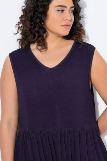 Plus size veliki brojevi Haljina maxi bez rukava za punije