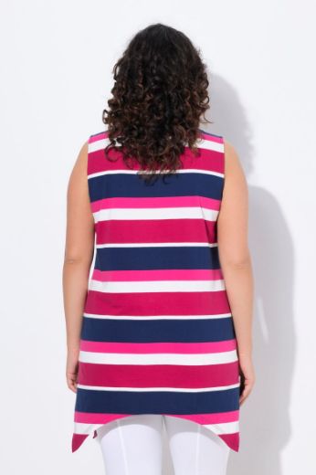 Plus size veliki brojevi Majica bez rukava A kroja za punije