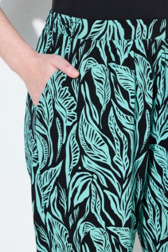 Plus size veliki brojevi Hlače širokih nogavica elastičnog struka za punije