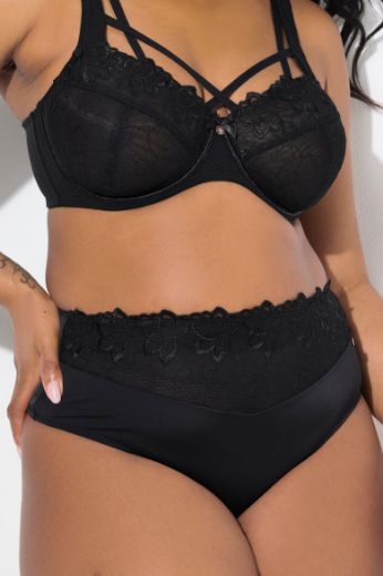 Plus size veliki brojevi Gaćice s dodatkom čipke za punije