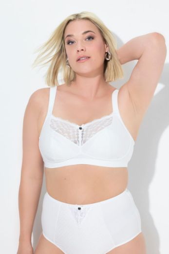 Plus size veliki brojevi Grudnjak bez žice s dodatkom čipke za punije