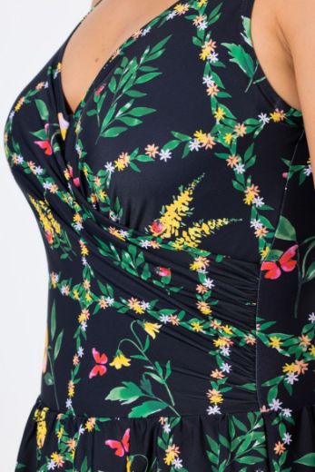 Plus size veliki brojevi Kupaći kostim haljina za punije