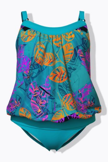 Plus size veliki brojevi Kupaći kostim tankini za punije