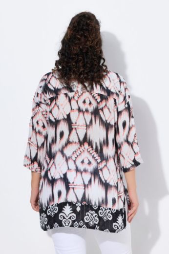 Plus size veliki brojevi Tunika 3/4 rukava za punije