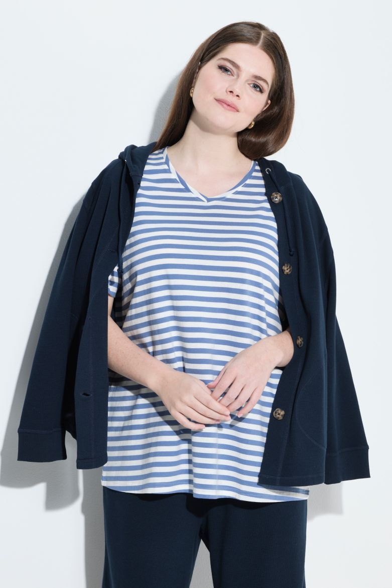 Plus size veliki brojevi Majica kratkih rukava 2 komada za punije
