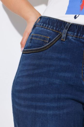 Plus size veliki brojevi Traperice povišenog struka za punije