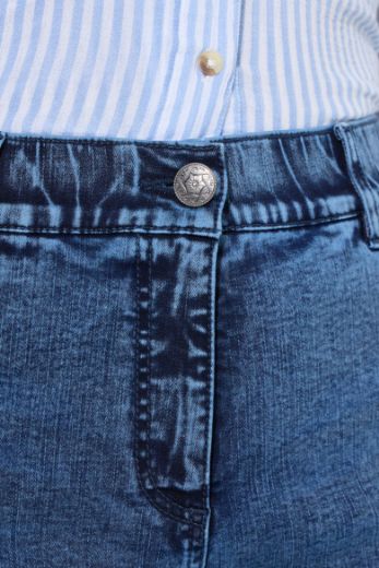 Plus size veliki brojevi Traperice povišenog struka za punije