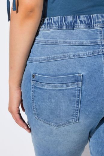 Plus size veliki brojevi Traperice visokog struka za punije