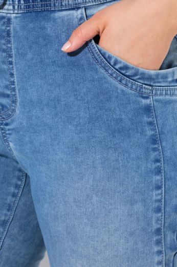Plus size veliki brojevi Traperice visokog struka za punije