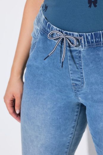 Plus size veliki brojevi Traperice visokog struka za punije