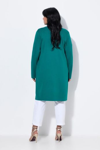 Plus size veliki brojevi Kardigan dugi model s džepovima za punije