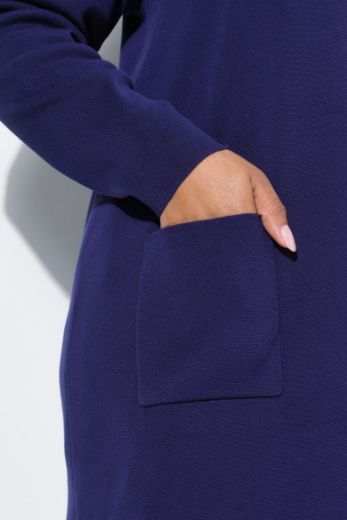 Plus size veliki brojevi Kardigan dugi model s džepovima za punije