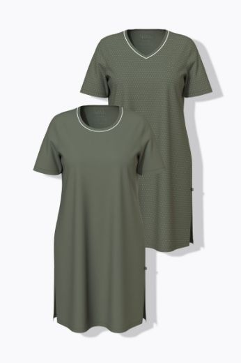 Plus size veliki brojevi Spavaćice 2 komada motiv točkica za punije