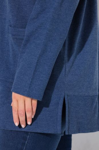 Plus size veliki brojevi Vesta dugih rukava za punije