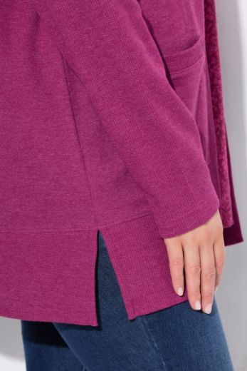 Plus size veliki brojevi Vesta dugih rukava za punije