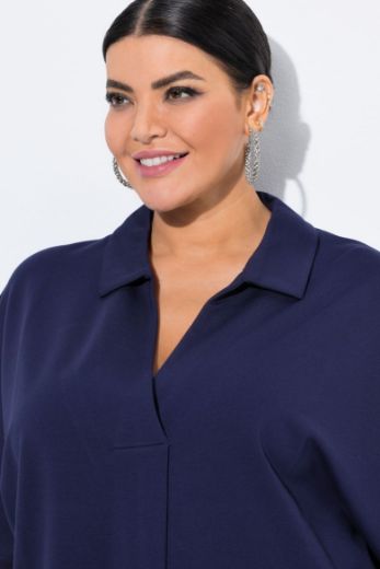 Plus size veliki brojevi Bluza kratkih rukava V ovratnika za punije