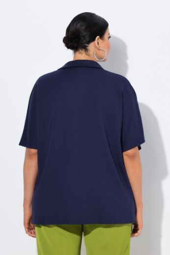 Plus size veliki brojevi Bluza kratkih rukava V ovratnika za punije