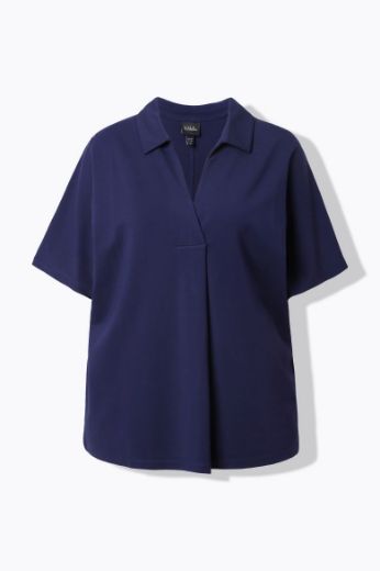 Plus size veliki brojevi Bluza kratkih rukava V ovratnika za punije