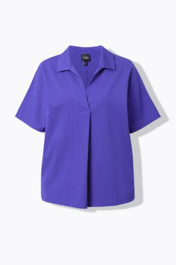 Plus size veliki brojevi Bluza kratkih rukava V ovratnika za punije