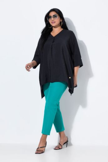 Plus size veliki brojevi Tunika 3/4 rukava A kroja za punije