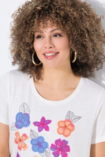 Plus size veliki brojevi Majica kratkih rukava okruglog ovratnika za punije