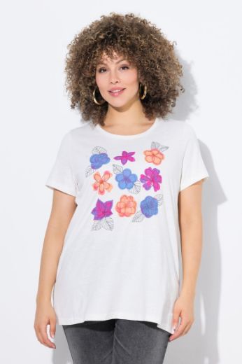 Plus size veliki brojevi Majica kratkih rukava okruglog ovratnika za punije