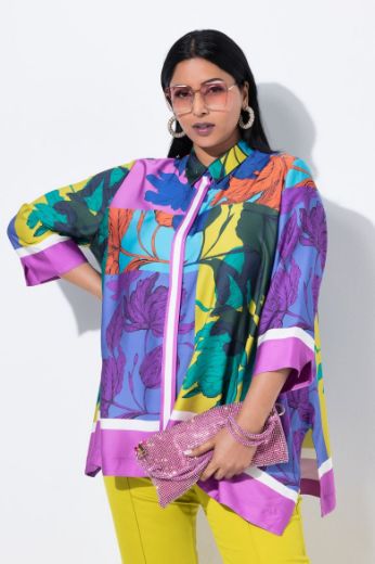 Plus size veliki brojevi Bluza 3/4 rukava šireg kroja za punije